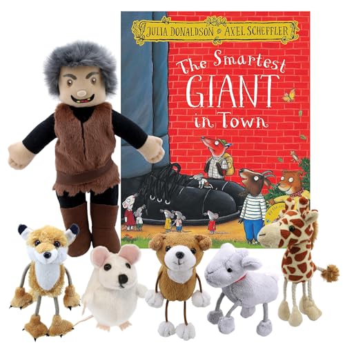 The Smartest Giant in Town - Buch und Fingerpuppe von The Puppet Company