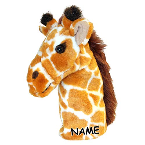 personalisiert mit Name - Giraffe Handpuppe von The Puppet Company