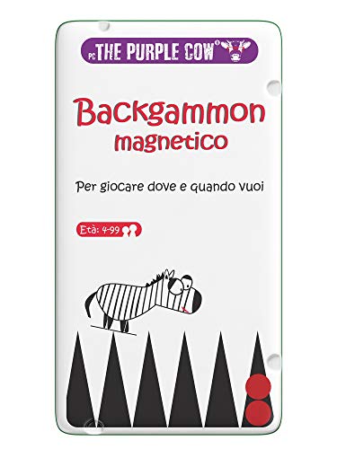 The Purple Cow 7290018133217 Bauern MAGNETISCHER Backgammon von The Purple Cow