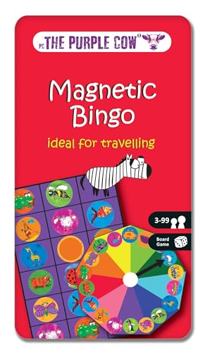 The Purple Cow PC061 Animal Bingo Magnetic Travel Game von The Purple Cow