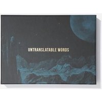 Untranslatable Words Untranslatable Words von The School of Life