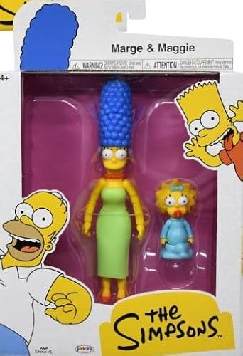 The Simpsons 12,7 cm große Actionfigur Marge Simpson mit Maggie Simpsons Wave #3 von The Simpsons