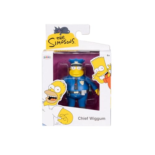 The Simpsons - Figur mit Gelenken, 6,3 cm – Chief Wiggum von The Simpsons