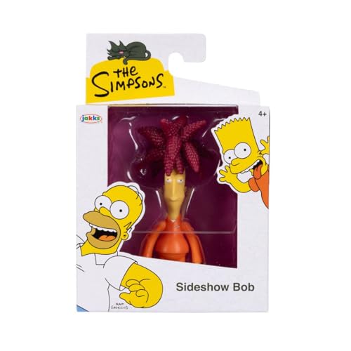 The Simpsons - Figur mit Gelenken, 6,3 cm – Figuren Sideshow Bob von The Simpsons