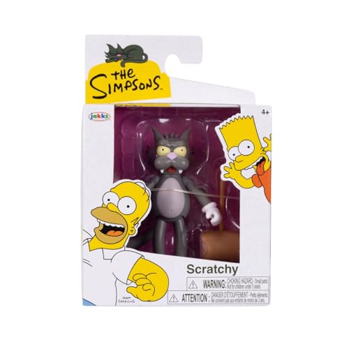 The Simpsons - Figur mit Gelenken, 6,3 cm – Kratzfiguren Zubehör von The Simpsons