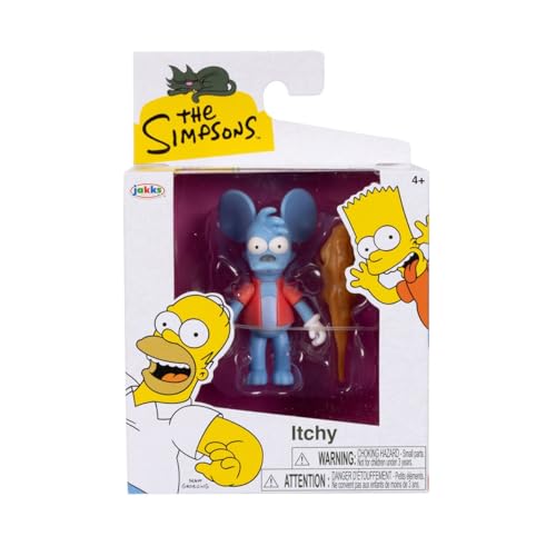 The Simpsons - Gelenkfigur 6,3 cm - Juckende Figuren + Zubehör von The Simpsons