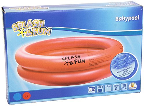 Splash & Fun Baby-Pool uni mit aufbl. Boden, Ø85cm von The Toy Company