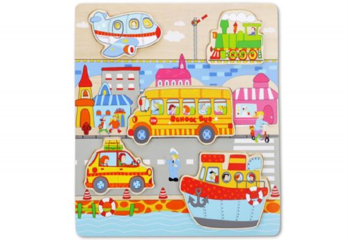 TTC beeboo - Einlegepuzzle - Verkehr von The Toy Company