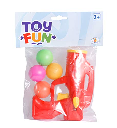 Toy Fun Knallball Pistole inklusive 5 Bällen, 3 Stück von The Toy Company