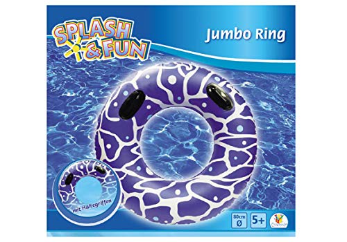 VEDES Großhandel GmbH - Ware 18453 Splash & Fun Schwimmring mit Griffen, Ø 80 cm von The Toy Company