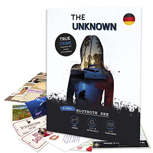 THE UNKNOWN Krimispiel: Blutrote See | Spannende Krimi Spiele für Erwachsene für 1-6 Personen | Mordfall lösen Spiel für Zuhause ab 14 Jahren von The Unknown