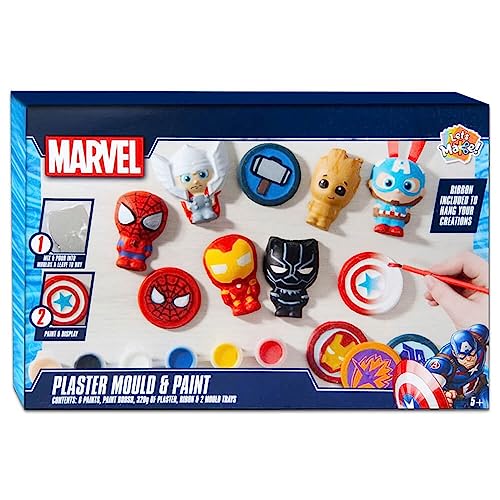 The Works Marvel Avengers Gipsform und Malfiguren-Set von The Works