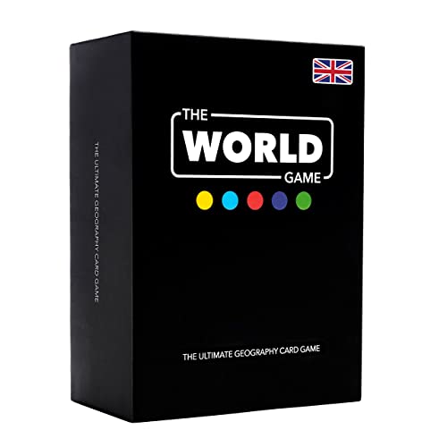 The World Game - English Version - Geographie Kartenspiel - Lernspiel für Kinder, Familie und Erwachsene - Welt Brettspiele für 2-6 Personen von The World Game
