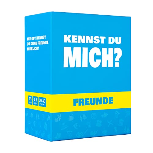 Kennst Du Wirklich Deine Freunde & Familie? Lustiges Kartenspiel für Erwachsene & Jugendliche - Perfekt für Partyspiele & Geschenke - Gesellschaftsspiel mit Spaßgarantie - Freunde Version von The World Game