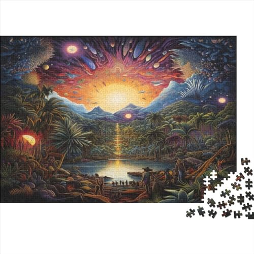 Rainforest World Für Erwachsene Puzzle 300 Teile Cool Theme Wohnkultur Family Challenging Games Geburtstag Lernspiel Stress Relief Toy 300pcs (40x28cm) von TheEcoWay