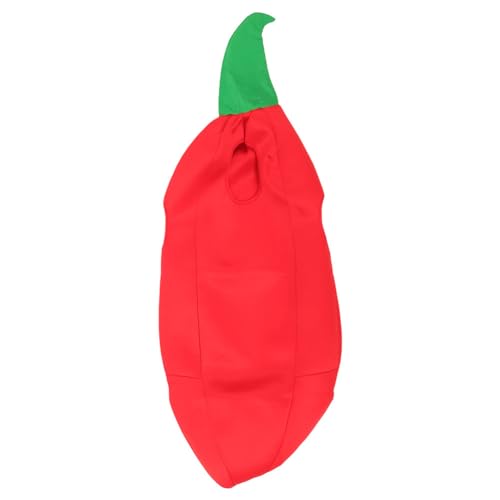 Theaque Chili Pepper Cosplay Kostüm Kinder Cosplay Party Kostüm Stoff Chili Pepper Tuch von Theaque