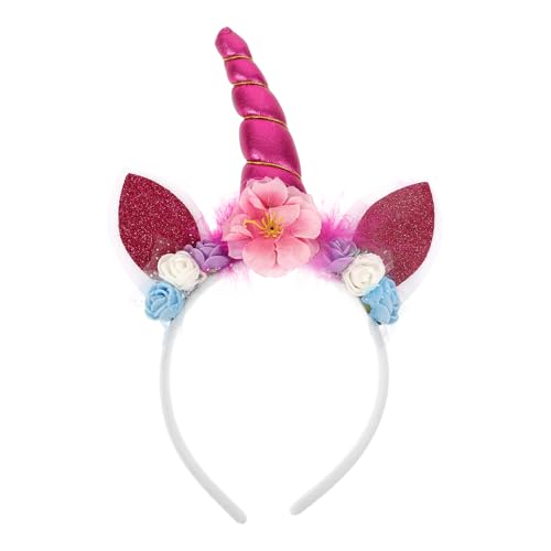 Theaque Einhorn Stirnband Halloween Einhorn Haarband Haarschmuck Halloween Stirnband Haarschmuck von Theaque