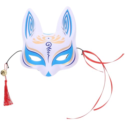 Theaque Tiermaske im japanischen Stil, Cosplay, Party, Halbgesichtsmaske, Fuchsmaske, Maskerade Maske von Theaque