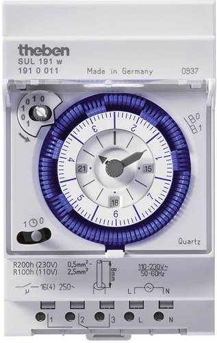 Theben SUL 191w Hutschienen-Zeitschaltuhr 110V von Theben