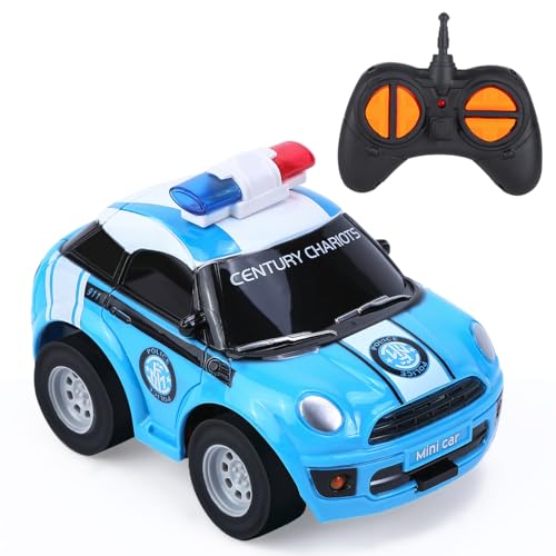 Thedttoy Spielzeug 2 Jahre Jungen Ferngesteuertes Auto ab 2 3 Jahre, 2.4 GHz Mini RC Car Spielzeugauto Rennauto mit Fernbedienung, Geburtstags Geschenk für Junge Mädchen 2 3 4 5 6+ Jahre von Thedttoy