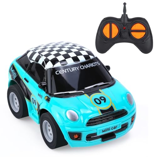 Thedttoy Spielzeug 2 Jahre Jungen Ferngesteuertes Auto ab 2 3 Jahre, 2.4 GHz Mini RC Spielzeugauto Rennauto mit Fernbedienung, Geburtstags Geschenk für Junge Mädchen 2 3 4 5 6+ Jahre von Thedttoy