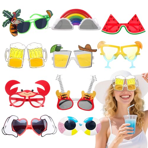 Theiuaoqwe 10 Einzigartige Hawaiianische Lustige Sonnenbrille Partybrillen Fotobox Accessoires Diese Neuartigen Partybrille Eignen sich ideal für Kinder Jugendliche und Erwachsene Theiuaoqwe 10 Einzigartige Hawaiianische Lustige Sonnenbrille Partybrillen Fotobox Accessoires Diese Neuartigen Partybrille Eignen sich ideal für Kinder Jugendliche und Erwachsene von Theiuaoqwe
