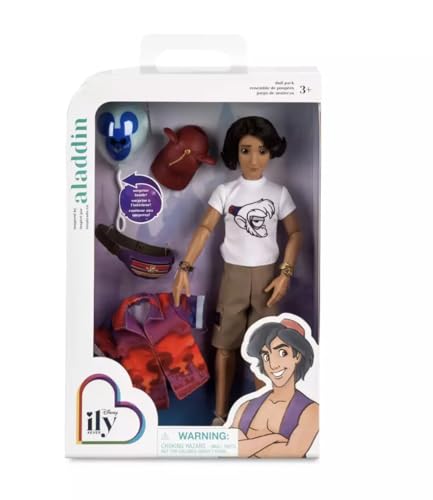 Theme Park Merchandise WDW ILY 4EVER Puppe inspiriert von Aladdin mit Zubehör von Theme Park Merchandise