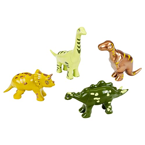 Theo Klein 85 Early Steps Magnet-Dino-Puzzle für 4 Dinos I Triceratops, T-Rex, Stegosaurus und Brachiosaurus als Magnetspielzeug I Zum Greifen und lustigen Kombinieren I Spielzeug für Kinder ab 1 Jahr von Theo Klein