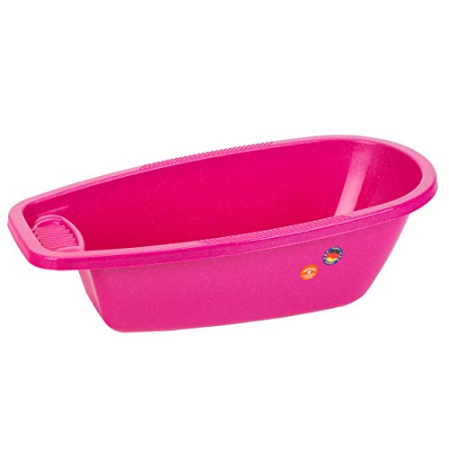 Theo Klein 1676 Baby Coralie Puppen-Badewanne groß | Für bis zu 50 cm große Puppen | Maße: 51 cm x 15,5 cm x 28 cm | Spielzeug für Kinder ab 18 Monaten von Theo Klein