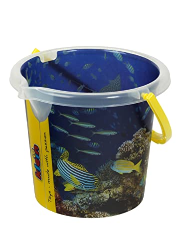 Theo Klein 2100 Aqua Action Coral Reef Sandeimer, 2 Liter | Robuster Eimer für Sandkasten und Strand | Spielzeug für Kinder ab 18 Monaten von Theo Klein