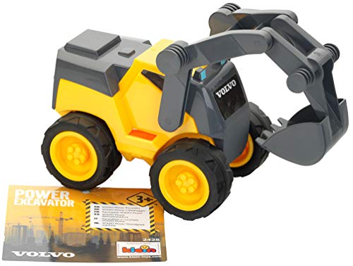 Theo Klein 2425 Volvo Power Löffelbagger | Hochwertiger Bagger im Maßstab 1:24 | Schaufel mit robusten Gelenken | Maße: 22,5 cm x 11,5 cm x 12,5 cm | Spielzeug für Kinder ab 3 Jahren von Theo Klein