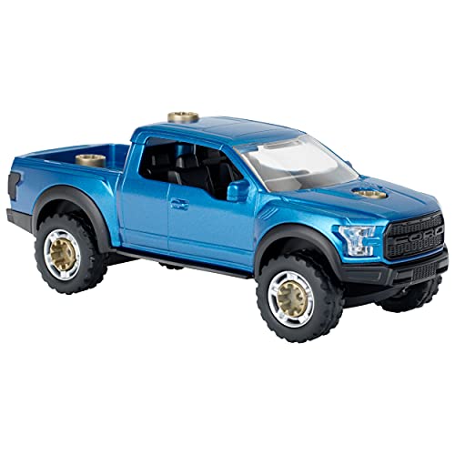 Theo Klein 3312 2017 Ford F-150 Raptor Schraubauto, 3 in 1 I BAU-Set für mindestens 4 Ford-Raptor-Modelle I Inkl. Schraubendreher I Spielzeug für Kinder ab 3 Jahren, 39 x 7.50 x 31 cm von Theo Klein