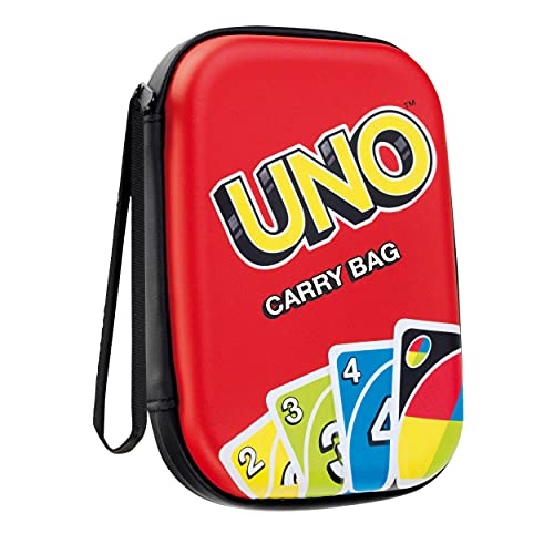 UNO Tragetasche I Praktische Spielkarten-Tasche für unterwegs I Schützt Karten vor Nässe und Staub I Maße: 11 cm x 3,5 cm x 15,5 cm I Spielzeug für Kinder ab 3 Jahren von Klein