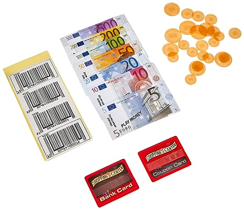 Theo Klein 9316 Zubehörset für Scannerkassen I inkl. Spielgeld, Bankkarte und EAN-Codes I Spielzeug für Kinder ab 3 Jahren von Theo Klein