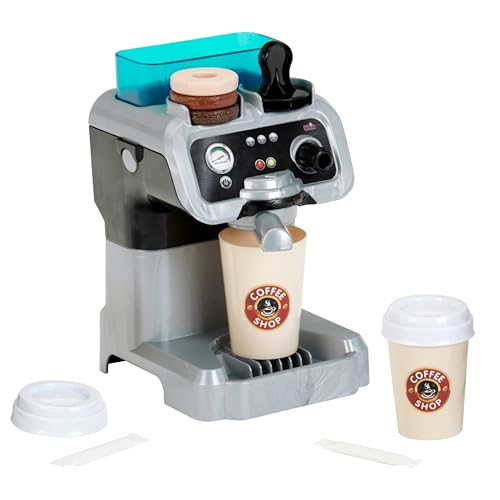 Theo Klein 9510 Barista Kaffeemaschine I Mit Wassertank und Durchlauffunktion I Inkl. Kaffeepads, Stempel, Bechern u.v.m. I Spielzeug für Kinder ab 3 Jahren Theo Klein 9510 Barista Kaffeemaschine I Mit Wassertank und Durchlauffunktion I Inkl. Kaffeepads, Stempel, Bechern u.v.m. I Spielzeug für Kinder ab 3 Jahren von Theo Klein