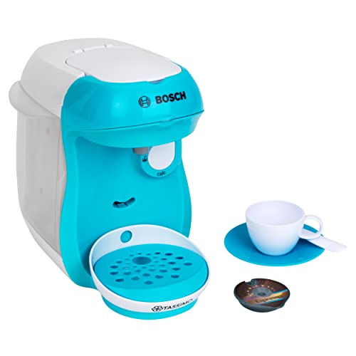 Theo Klein Bosch Tassimo Happy Kaffeemaschine I Mit Sound, Wassereinfüllmöglichkeit und Wasserdurchlauffunktion I Maße: 20 cm x 16 cm x 20 cm I Spielzeug für Kinder ab 3 Jahren von Theo Klein