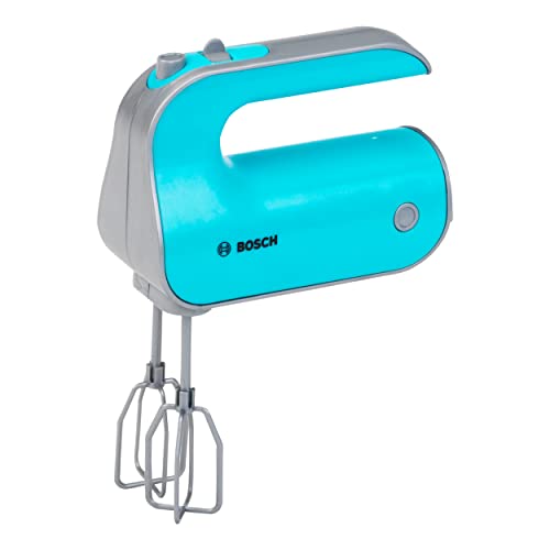 Theo Klein Bosch Handmixer I Batteriebetriebener Spiel-Mixer mit abnehmbaren Quirls I Inkl. Schalterattrappe I Maße: 19 cm x 7 cm x 12 cm I Spielzeug für Kinder ab 3 Jahren von Theo Klein