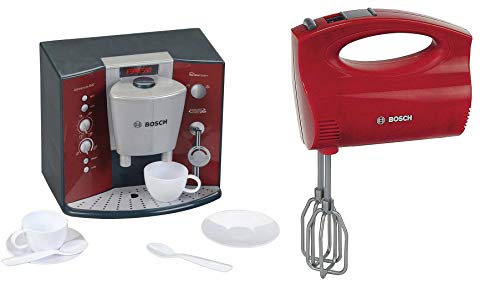 Theo Klein 9569 - BOSCH Kaffeemaschine mit Sound, Spielzeug & Klein 9574 - Bosch Handmixer, Spielzeug von Theo Klein