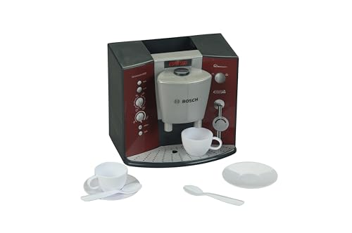 Theo Klein 9569 Bosch Kaffeemaschine mit Sound | Batteriebetriebene Espressomaschine mit realistischen Geräuschen | Maße: 14,5 cm x 19,5 cm x 17 cm | Spielzeug für Kinder ab 3 Jahren von Theo Klein