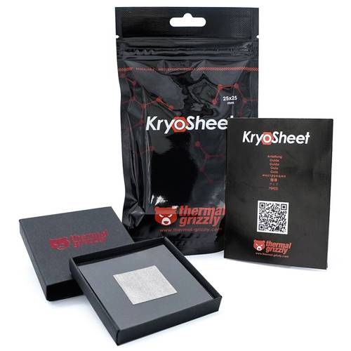 Thermal Grizzly KryoSheet Wärmeleitpad 0.2mm (L x B) 25mm x 25mm von Thermal Grizzly