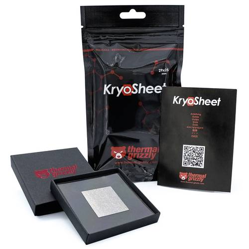 Thermal Grizzly KryoSheet Wärmeleitpad 0.2mm (L x B) 25mm x 29mm von Thermal Grizzly