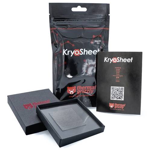 Thermal Grizzly KryoSheet Wärmeleitpad 0.2mm (L x B) 33mm x 33mm von Thermal Grizzly