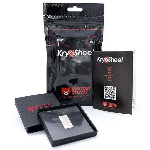 Thermal Grizzly KryoSheet Wärmeleitpad 0.2mm (L x B) 24mm x 12mm von Thermal Grizzly