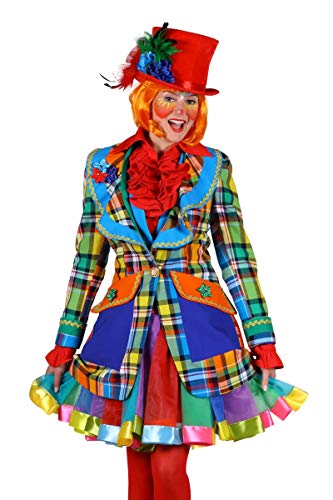 Damen Kostüm Clown Jacke Themajacke Pinky Karneval Fasching Gr. L von coinos