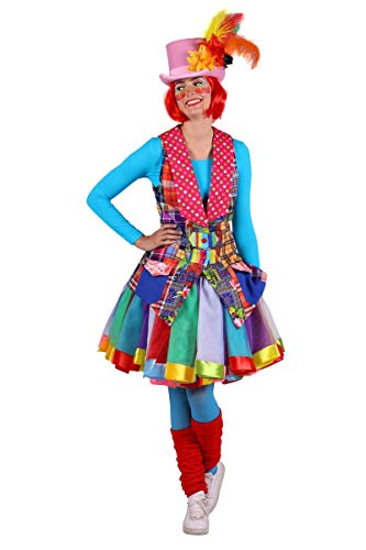 Thetru Damen Kostüm Clownin Weste Karneval Fasching Gr.2XL von Thetru