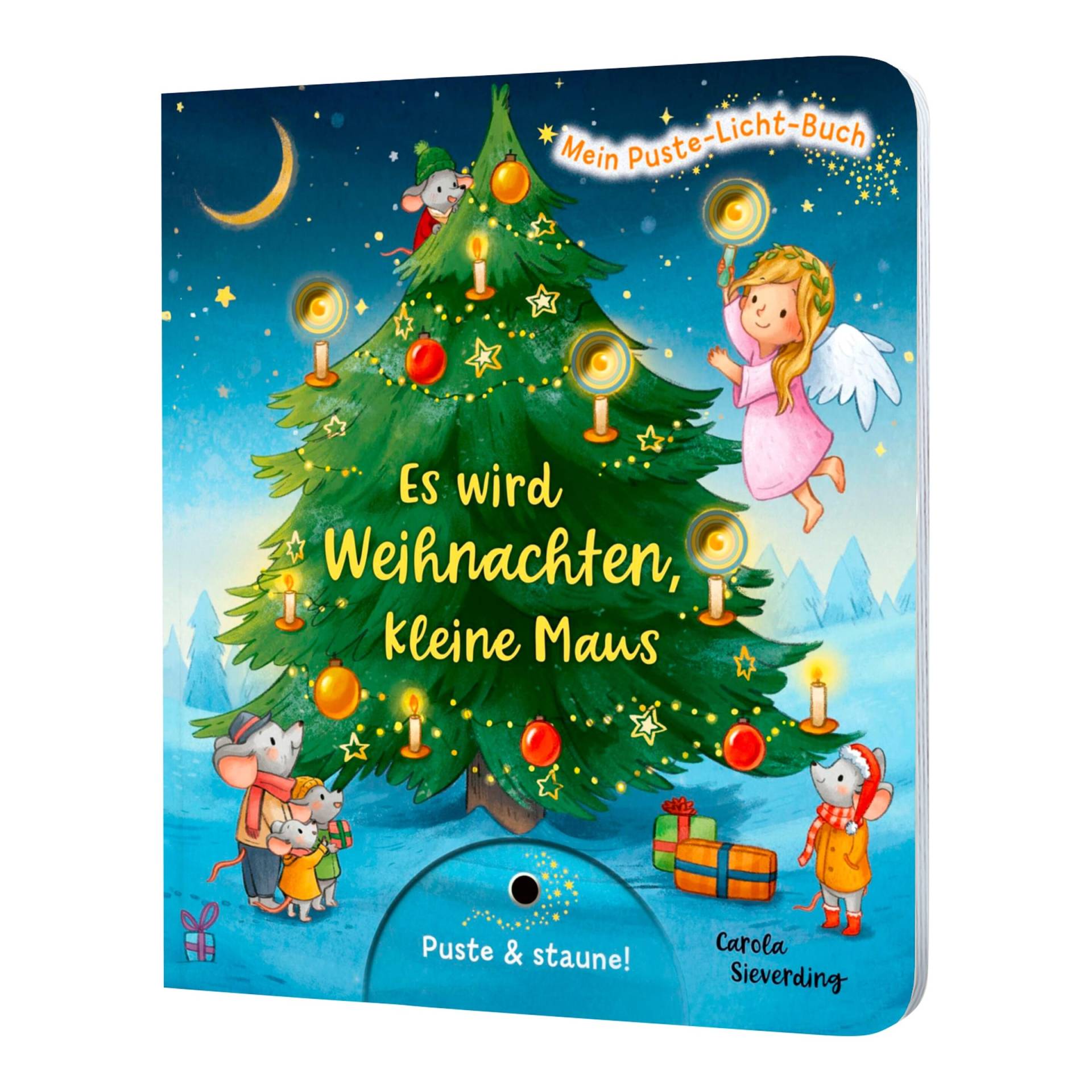 Thienemann-Esslinger Mein Puste-Licht-Buch - Es wird Weihnachten, kleine Maus von Thienemann-Esslinger