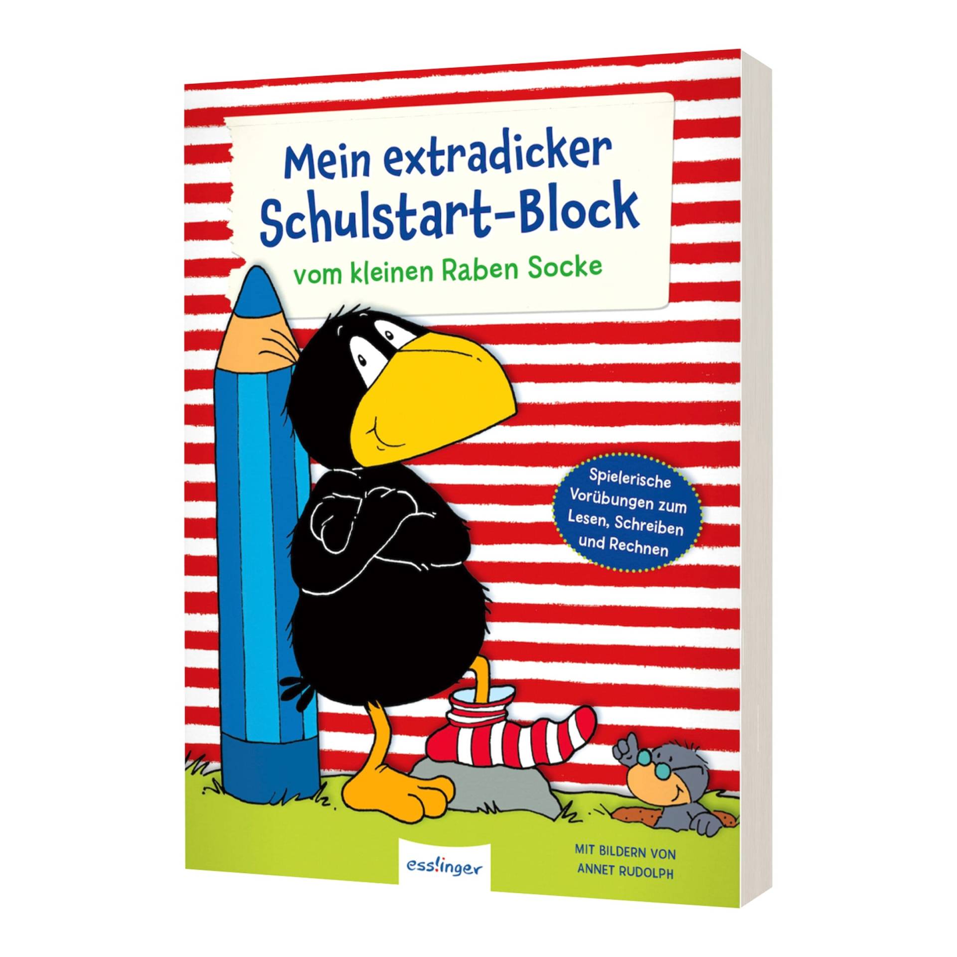 Thienemann-Esslinger Mein extradicker Schulstart-Block vom kleinen Raben Socke von Thienemann-Esslinger