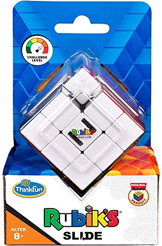 ThinkFun - 76459 - Rubik's Slide - eine neue Herausforderung für Fans des original Rubik's Cubes 3x3. Ein tolles Geschenk für Jungen und Mädchen ab 8 Jarhren. von ThinkFun