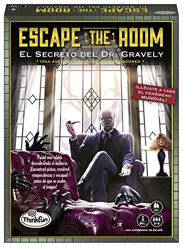 ThinkFun 76311, Escape The Room: Dr. Gravely, Brettspiel, spanische Version, 3-8 Spieler, empfohlenes Alter ab 13 Jahren ThinkFun 76311, Escape The Room: Dr. Gravely, Brettspiel, spanische Version, 3-8 Spieler, empfohlenes Alter ab 13 Jahren von ThinkFun