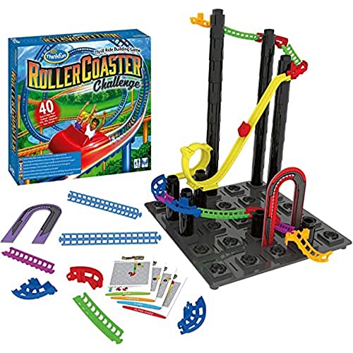 ThinkFun 76343 - Roller Coaster Challenge™ - das Logikspiel, bei dem es hoch hinausgeht von ThinkFun